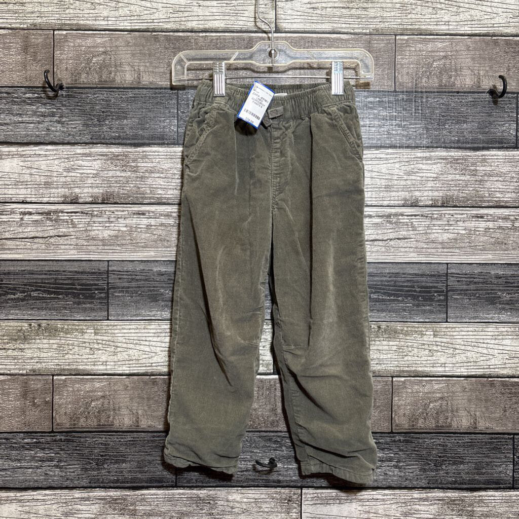 ZARA JERSEY LINED CORDUROY PANTS 5