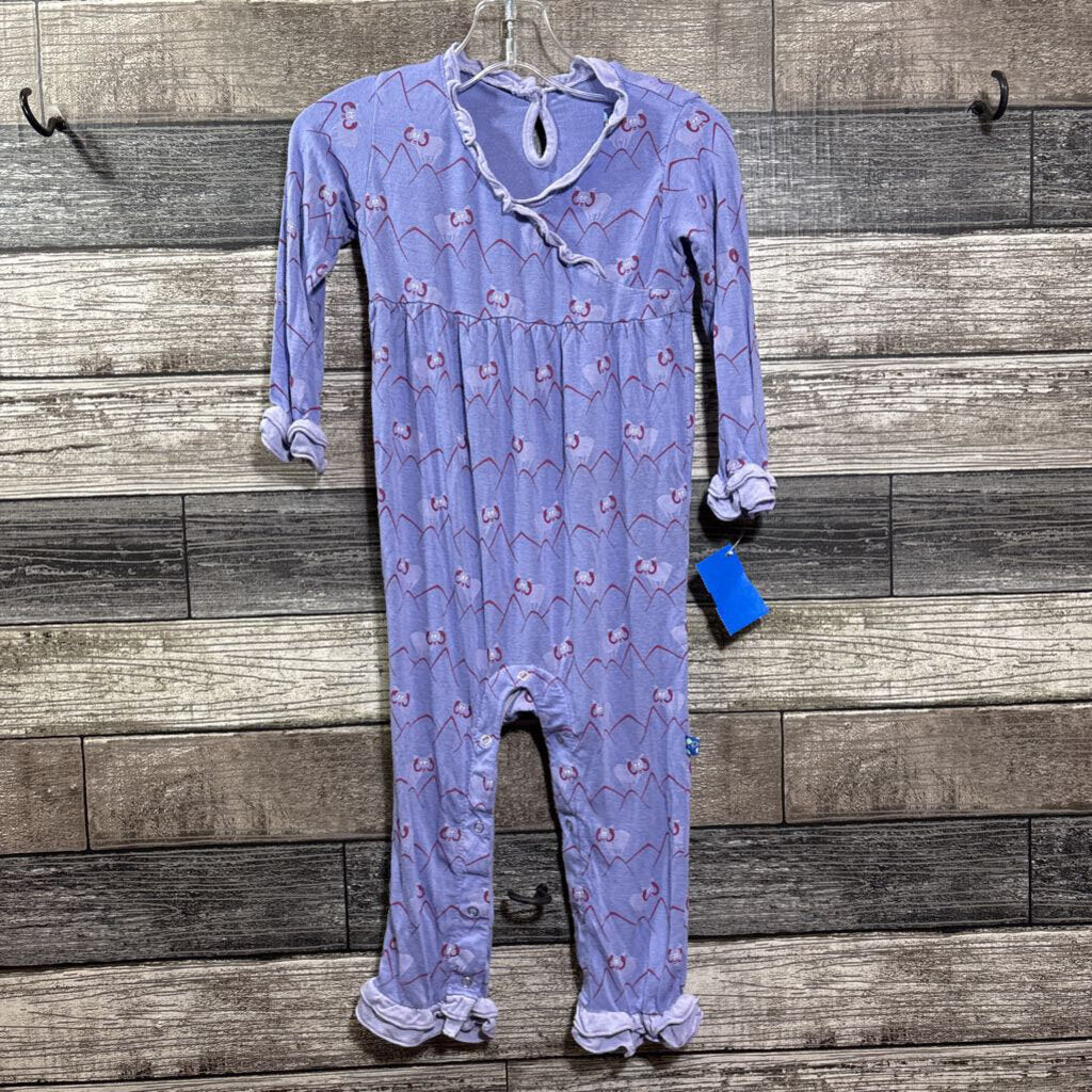 KICKEE PANTS BAMBOO ROMPER 12-18 MO