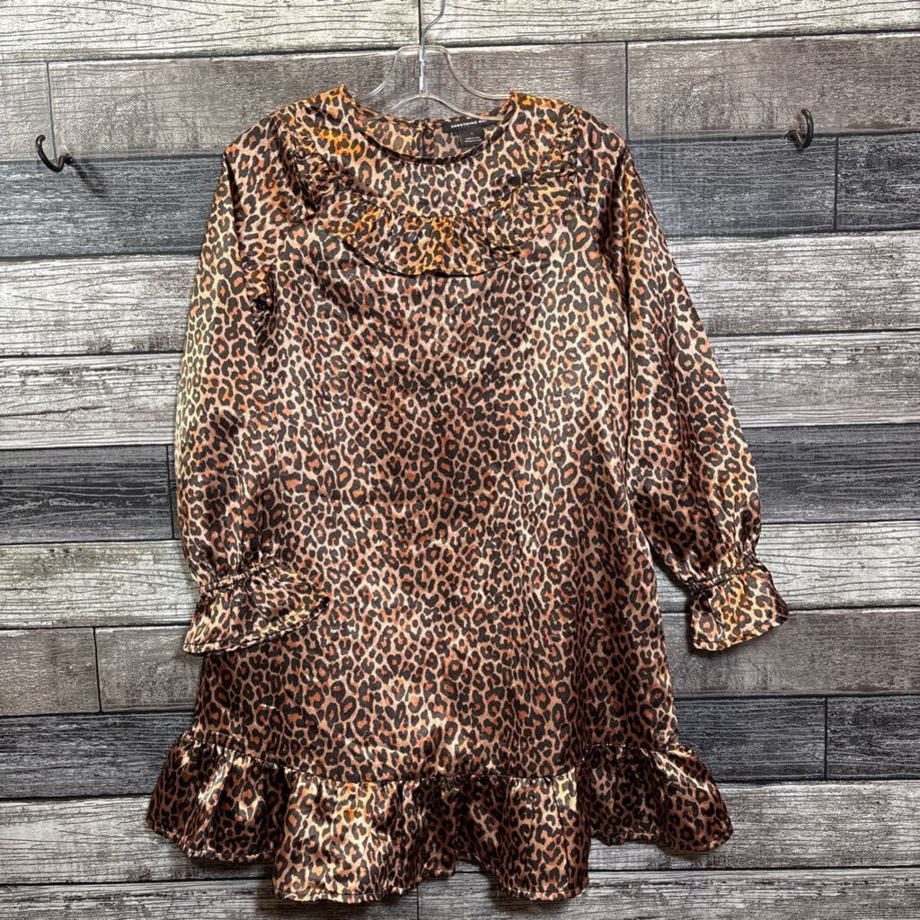 SOMETHING NAVY LS LEOPARD DRESS 7