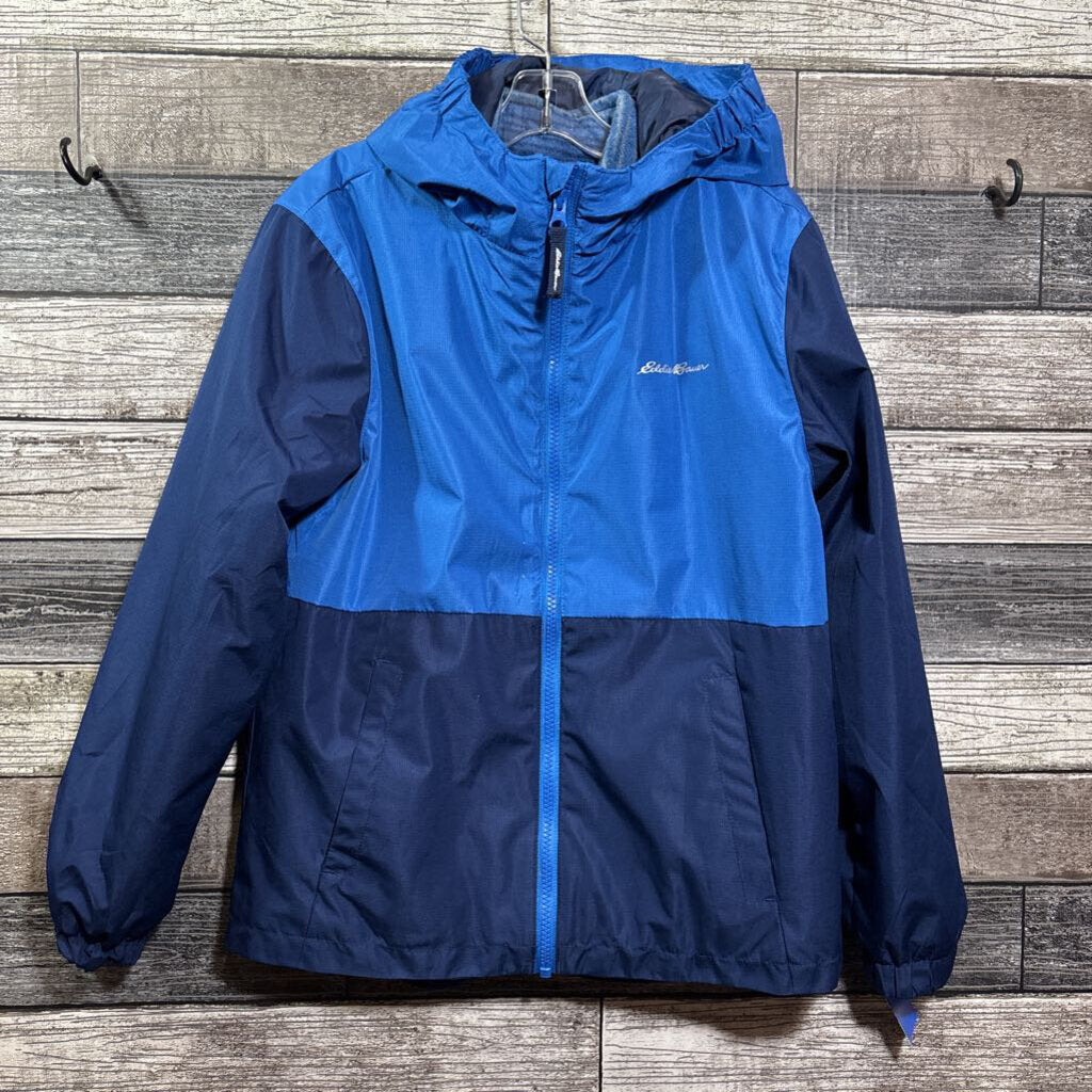 EDDIE BAUER 3 IN 1 WATERPROOF SHELL FLEECE COAT 5/6