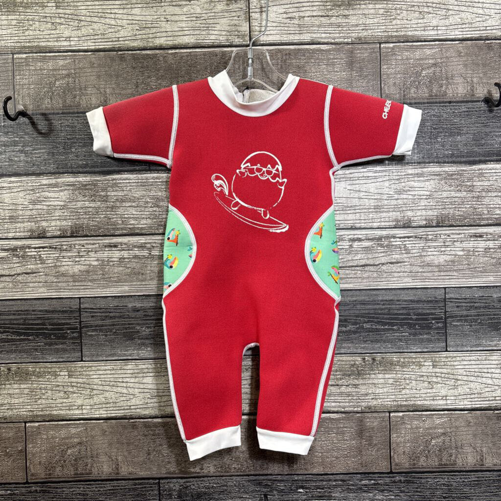 CHEEKAABOO WARMIEBABIES THERMAL UPF 50+ SWIMSUIT 6-12 MO