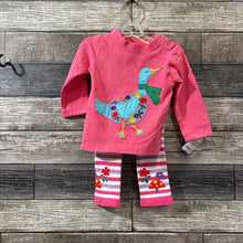 Load image into Gallery viewer, BLADE &amp; ROSE 2PC LS DUCK APPLIQUE SHIRT + LEGGING 0-6 MO
