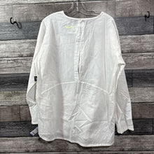 Load image into Gallery viewer, NUNUNU WHITE BREEZY LS SHIRT 12/14
