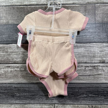 Load image into Gallery viewer, ALPY BABY 2PC RIBBED SS BODYSUIT + SHORTS 6-9 MO
