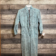 Load image into Gallery viewer, VINTAGE STACEY'S THINGS WOVEN COTTON LS JUMPSUIT 7/8

