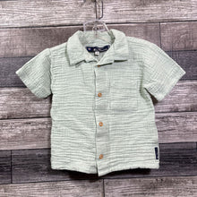Load image into Gallery viewer, BEN SHERMAN 2PC COTTON SS BUTTON DOWN SHIRT + SHORTS 18-24 MO
