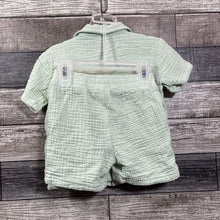 Load image into Gallery viewer, BEN SHERMAN 2PC COTTON SS BUTTON DOWN SHIRT + SHORTS 18-24 MO
