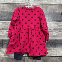 Load image into Gallery viewer, PRIMARY 2PC LS DRESS + LEGGINGS 18-24 MO
