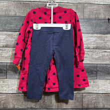 Load image into Gallery viewer, PRIMARY 2PC LS DRESS + LEGGINGS 18-24 MO
