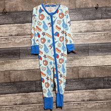 Load image into Gallery viewer, KIKI + LULU BAMBOO CONVERTIBLE FOOTIE PJ 12-18 MO
