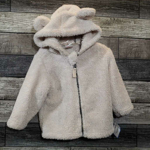 HANNA FLUFFY FLEECE HOODED JACKET 75 / 12-18 MO