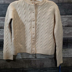 HAND KNITTED 100% WOOL CARDIGAN SWEATER 8/10