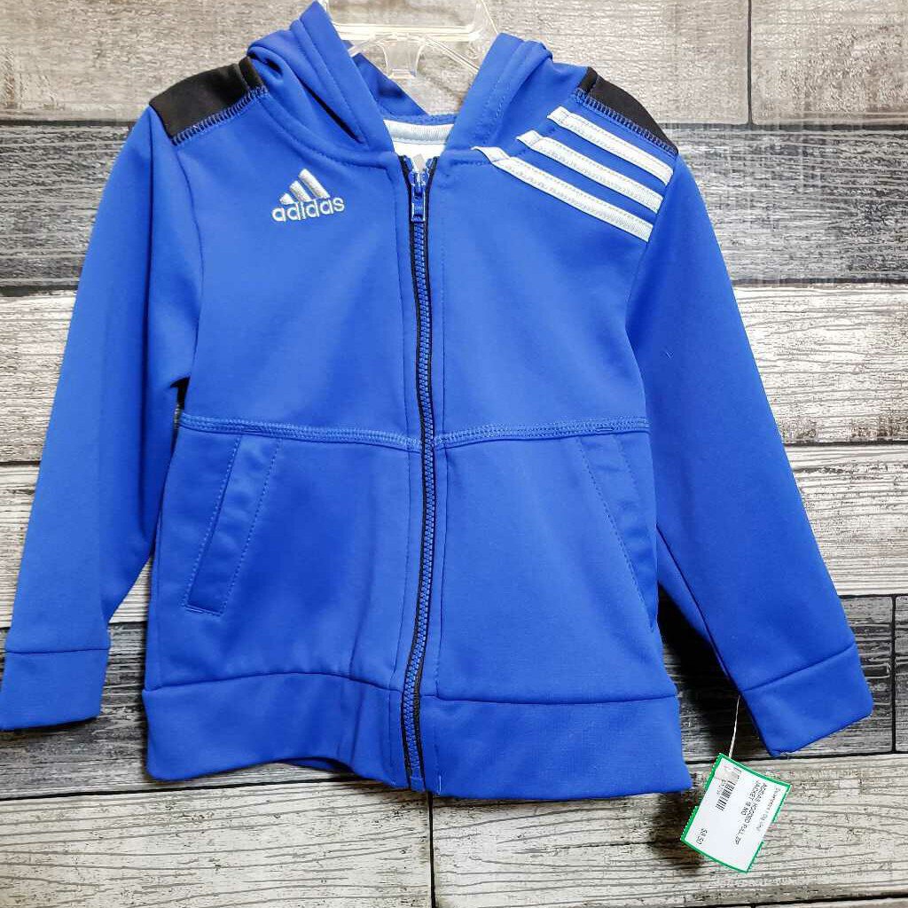 ADIDAS HOODED FULL ZIP JACKET 18 MO