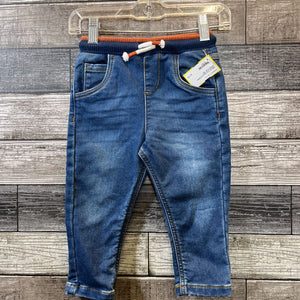 FRED & FLO DRAWSTRING JEANS 12-18 MO