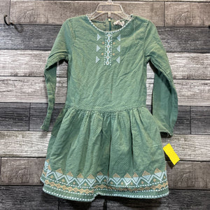 FRENCH EMBROIDERED LS COTTON DRESS 4/5