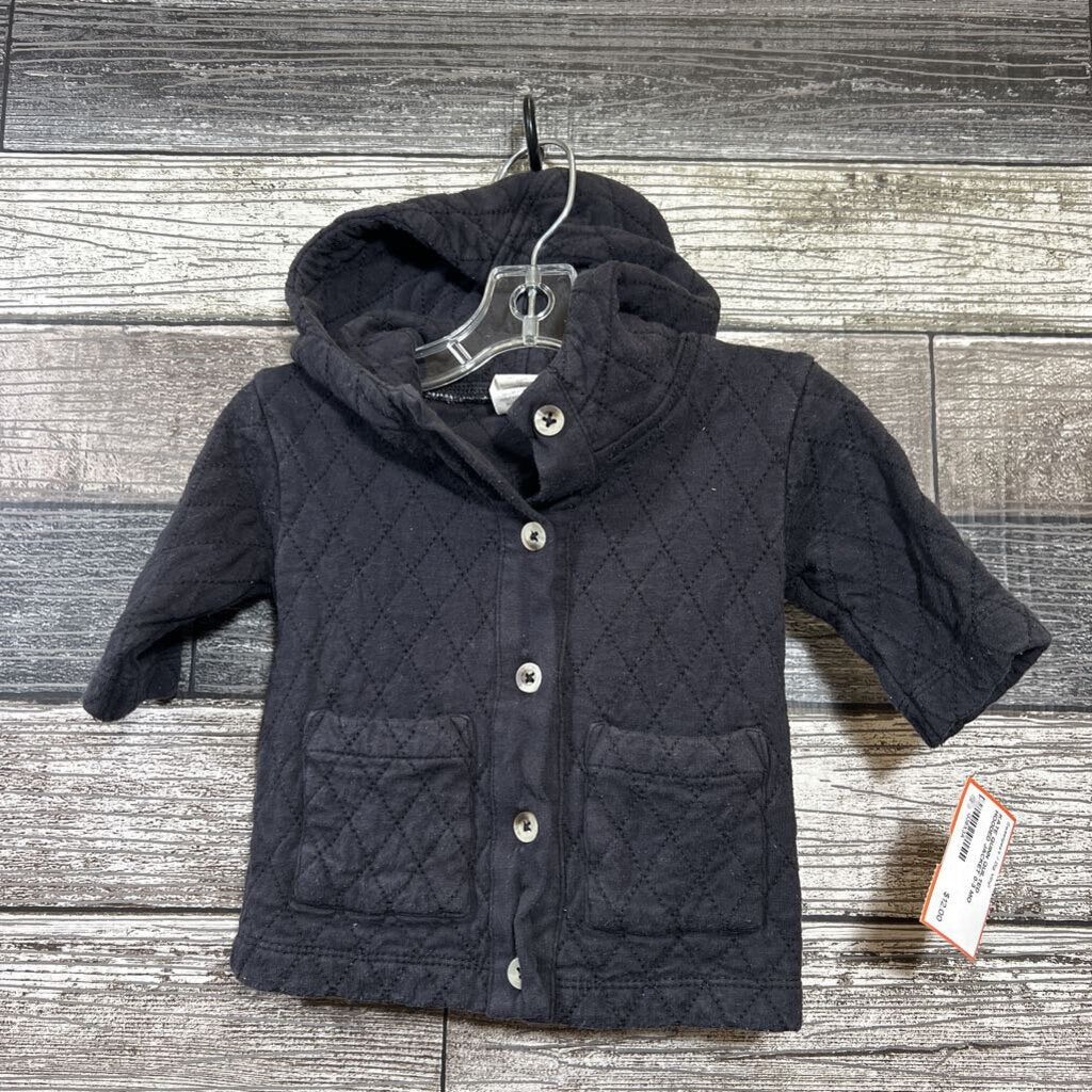 KATE QUINN QUILTED HOODED JACKET 0-3 MO