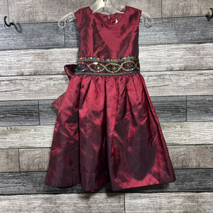 MAROON SLEEVELESS SPECIAL OCCASSION DRESS 2/3