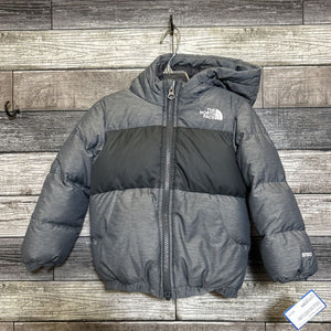 NORTH FACE SHERPA LINED HOODED 550 DOWN JACKET